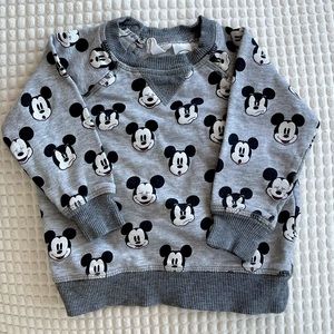 HM Disney 9-12 month crew neck sweatshirt